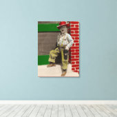 都市部のカウボーイ キャンバスプリント (インサイチュ (ウッドフロア))