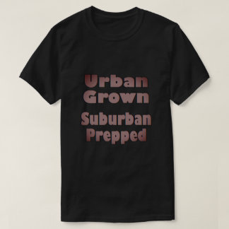都市部の郊外にプリップされたTシャツ Tシャツ