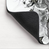 都市重量挙げ選手のイラストレーション マウスパッド (コーナー)