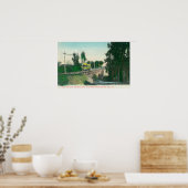 都市間鉄道のトレッスルの見解 ポスター (キッチン)