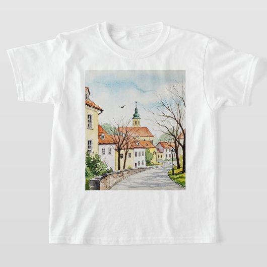 都市風景 Tシャツ (レイダウン)