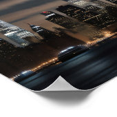 都市飛んでいる上のソーサーUFO ポスター (角)