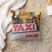 都市香港の九龍タクシー クッション (ブランケット)