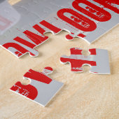 都市香港の九龍タクシー ジグソーパズル (側面)