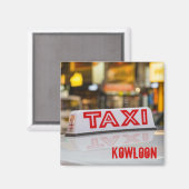 都市香港の九龍タクシー マグネット (正面/裏面)