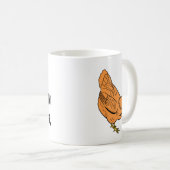 都市鶏の農家のコーヒー・マグ コーヒーマグカップ (正面右)