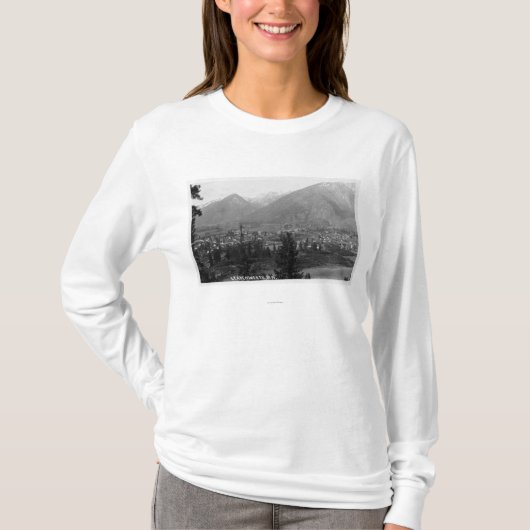 都市5の空中写真 Tシャツ (正面)