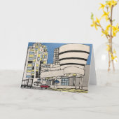 都市 カード (黄色い花)