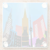 都市 ガラスコースター (裏面)