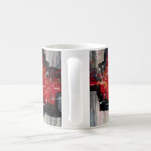 都市 コーヒーマグカップ (ハンドル)