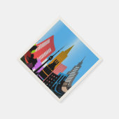 都市 スタンダードカクテルナプキン (角)