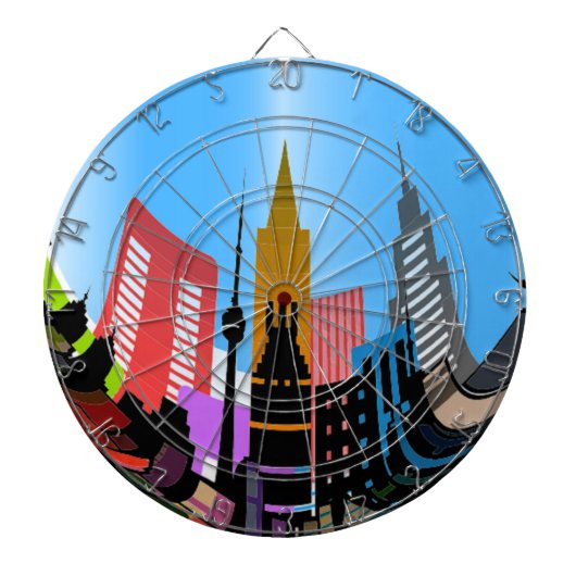 都市 ダーツボード (正面)