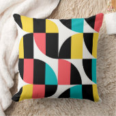 都市、トレンディー、カラフル、グラフィックモダンパターン クッション (ブランケット)