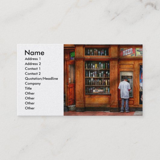 都市-ボルティモアMD -ビールの土地を探検して下さい 名刺 (正面)