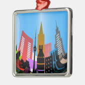 都市 メタルオーナメント (左)