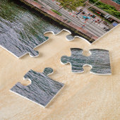 都市-港の場所-ボルティモアの世界貿易センター ジグソーパズル (側面)