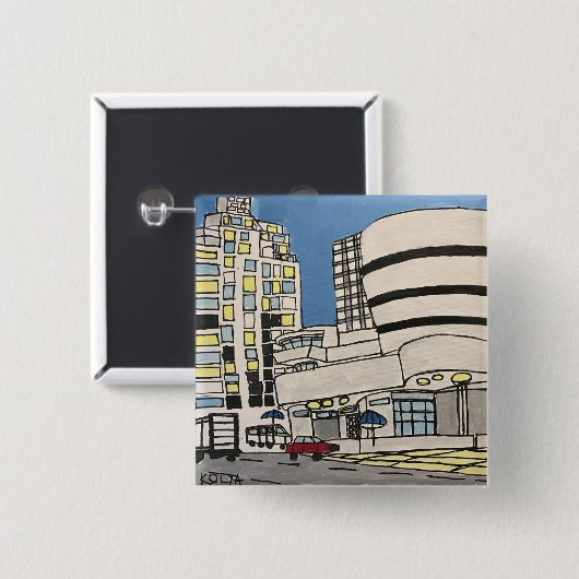 都市 缶バッジ (正面&裏面)