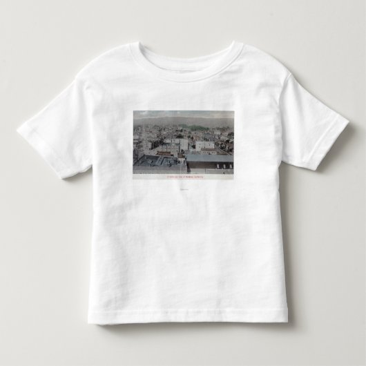 都市# 2Oakland、カリフォルニアの空中写真 トドラーTシャツ (正面)