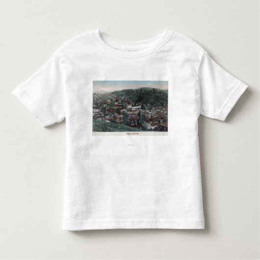 都市# 2Sonora、カリフォルニアの空中写真 トドラーTシャツ (正面)