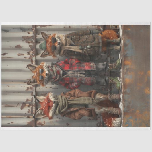 都市Foxtrot反乱悪少年Vibeデコパージュ 薄葉紙 (正面)