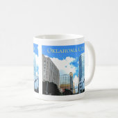 都心のオクラホマシティーのコーヒー・マグ コーヒーマグカップ (正面右)