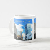都心のオクラホマシティーのコーヒー・マグ コーヒーマグカップ (正面左)