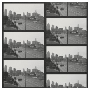 都心のカンザスシティ、ミズーリの写真の生地 ファブリック