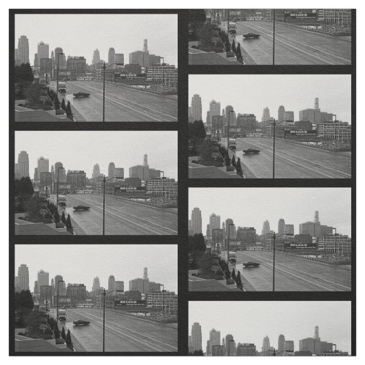 都心のカンザスシティ、ミズーリの写真の生地 ファブリック (見本)