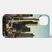 都心のシアトルのスカイラインおよび宇宙の針 Case-Mate iPhoneケース (裏面 (横))