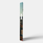 都心のシアトルのスカイラインおよび宇宙の針 Case-Mate iPhoneケース (裏面 / 右)