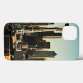 都心のシアトルのスカイラインおよび宇宙の針 Case-Mate iPhoneケース (裏面 (横))
