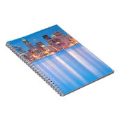 都心のシアトルの青い時間の眺め ノートブック (右側)