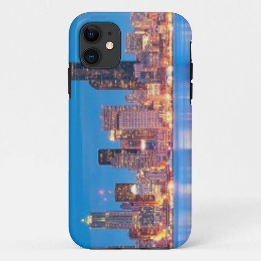 都心のシアトルの青い時間の眺め Case-Mate iPhoneケース (裏面)