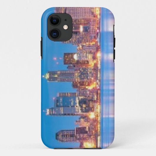 都心のシアトルの青い時間の眺め Case-Mate iPhoneケース (裏面)
