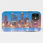 都心のシアトルの青い時間の眺め Case-Mate iPhoneケース (裏面(横))