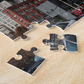 都心のシアトル、ワシントン州 ジグソーパズル (側面)