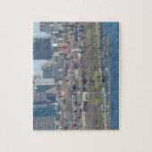 都心のボストンおよびチャールズ川 ジグソーパズル (縦)