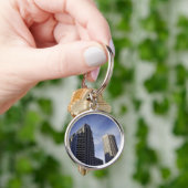 都心のボストンの建築 キーホルダー (手)