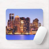 都心のボストンの財政地区の眺め マウスパッド (マウス)