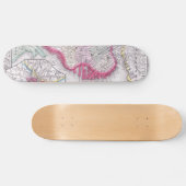 都心のボストン(1864年)のヴィンテージの地図 スケートボード (横)