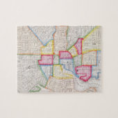 都心のボルティモア(1860年)のヴィンテージの地図 ジグソーパズル (横)