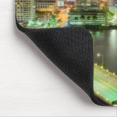 都心のマイアミへの水路を渡る橋鉛 マウスパッド (コーナー)