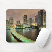 都心のマイアミへの水路を渡る橋鉛 マウスパッド (マウス)