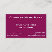 都心のロサンゼルス-カスタマイズ可能なイメージ 名刺 (裏面)