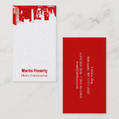 都心の上部 名刺 (正面/裏面)