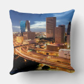 都心の都市眺め クッション (裏面)