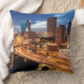 都心の都市眺め クッション (ブランケット)