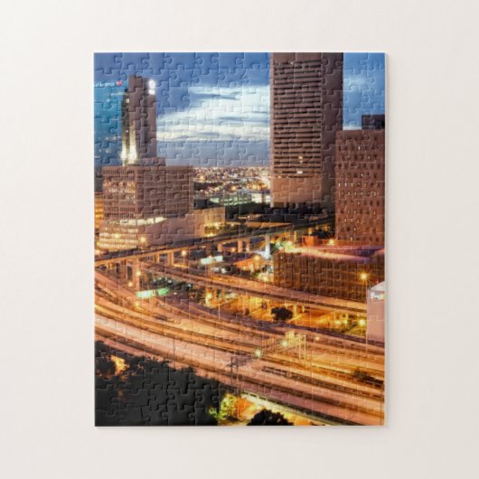 都心の都市眺め ジグソーパズル (縦)