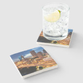 都心の都市眺め ストーンコースター (横)