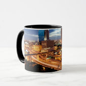 都心の都市眺め マグカップ (正面左)